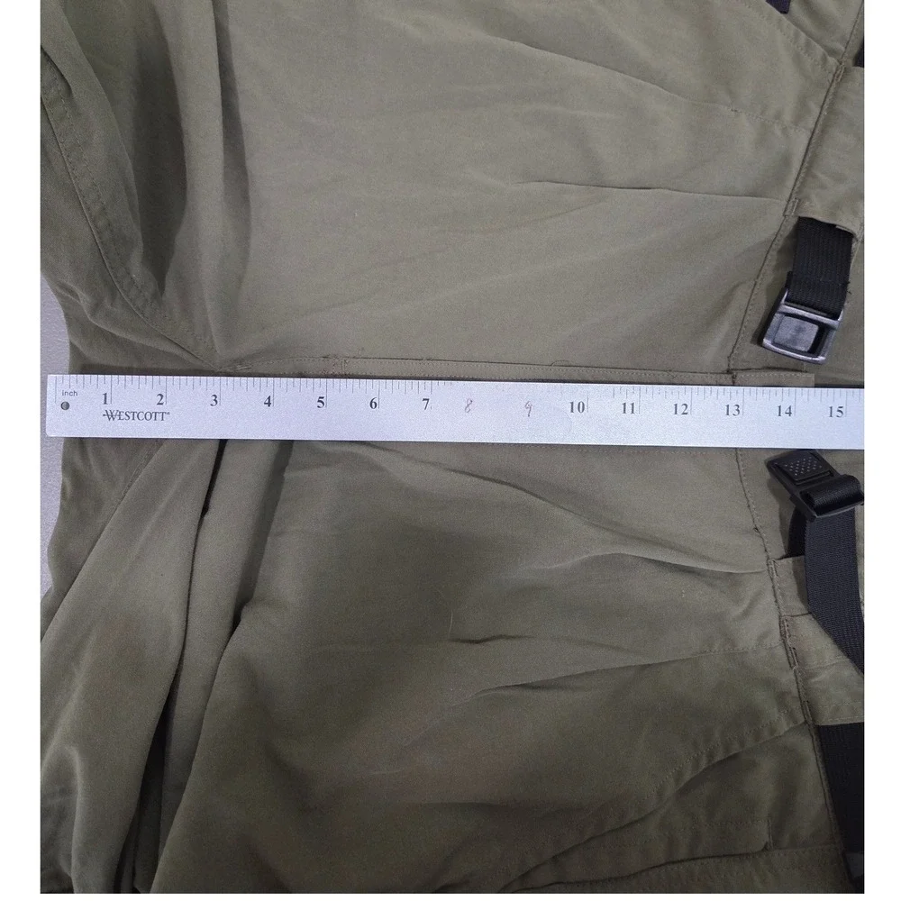 The North Face Mens Green Hiking Pants‎ L Belted Cordura Ripstop Nylon Gorpcore
